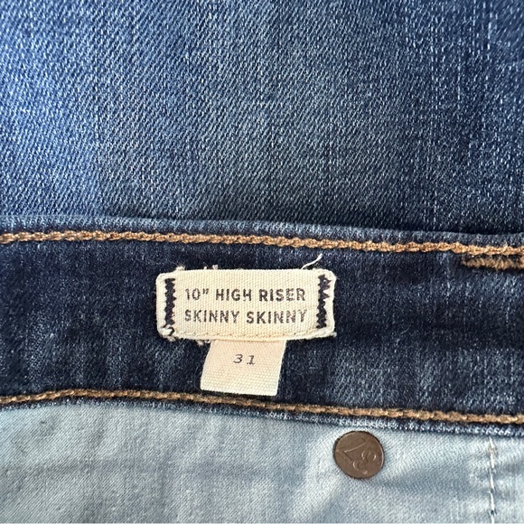 Madewell 10” High Riser Skinny Skinny Jeans Size 31 - Picture 5 of 8